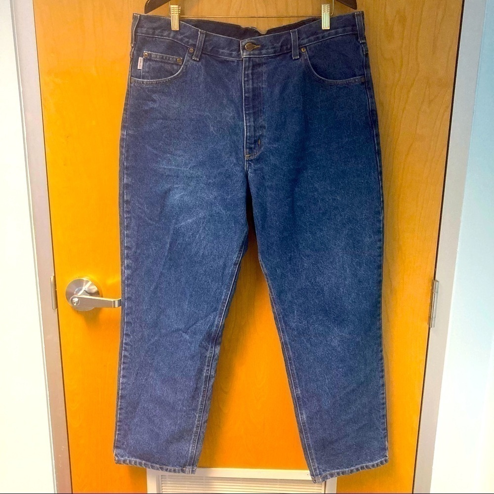 CARHARTT Sz  40 x 30 Relaxed Fit Stone Wash Jeans